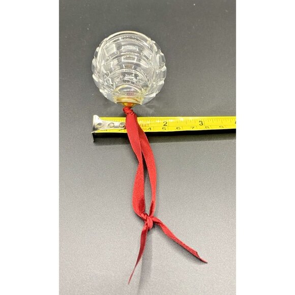 Vintage Tiffany Glass Ball Globe Christmas Ornament Hand Blown Decor - Picture 12 of 13